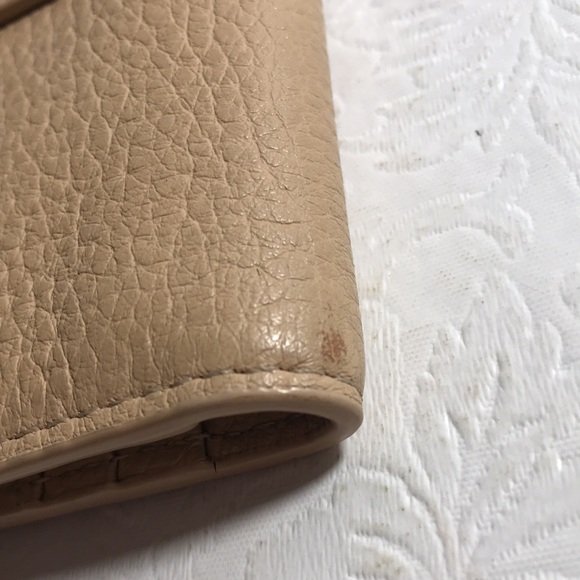 AllSaints Brand Ray Wallet Caramel Beige Clutch - Picture 10 of 10